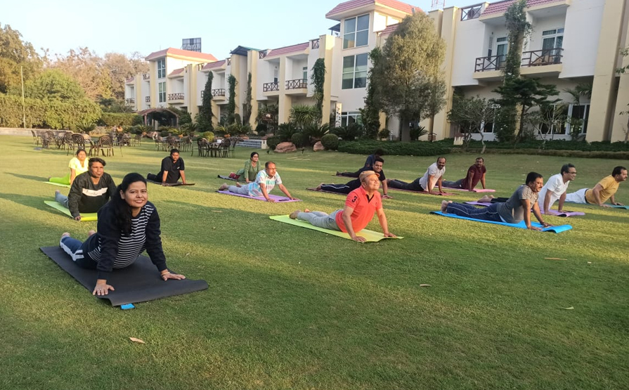 Our Company's Yoga Activity for Employees